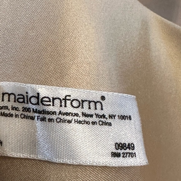 Maidenform Size 38C ~Fab Fit T-Shirt Shaping Underwire Bra ~Nude Tan ~ - Picture 9 of 9